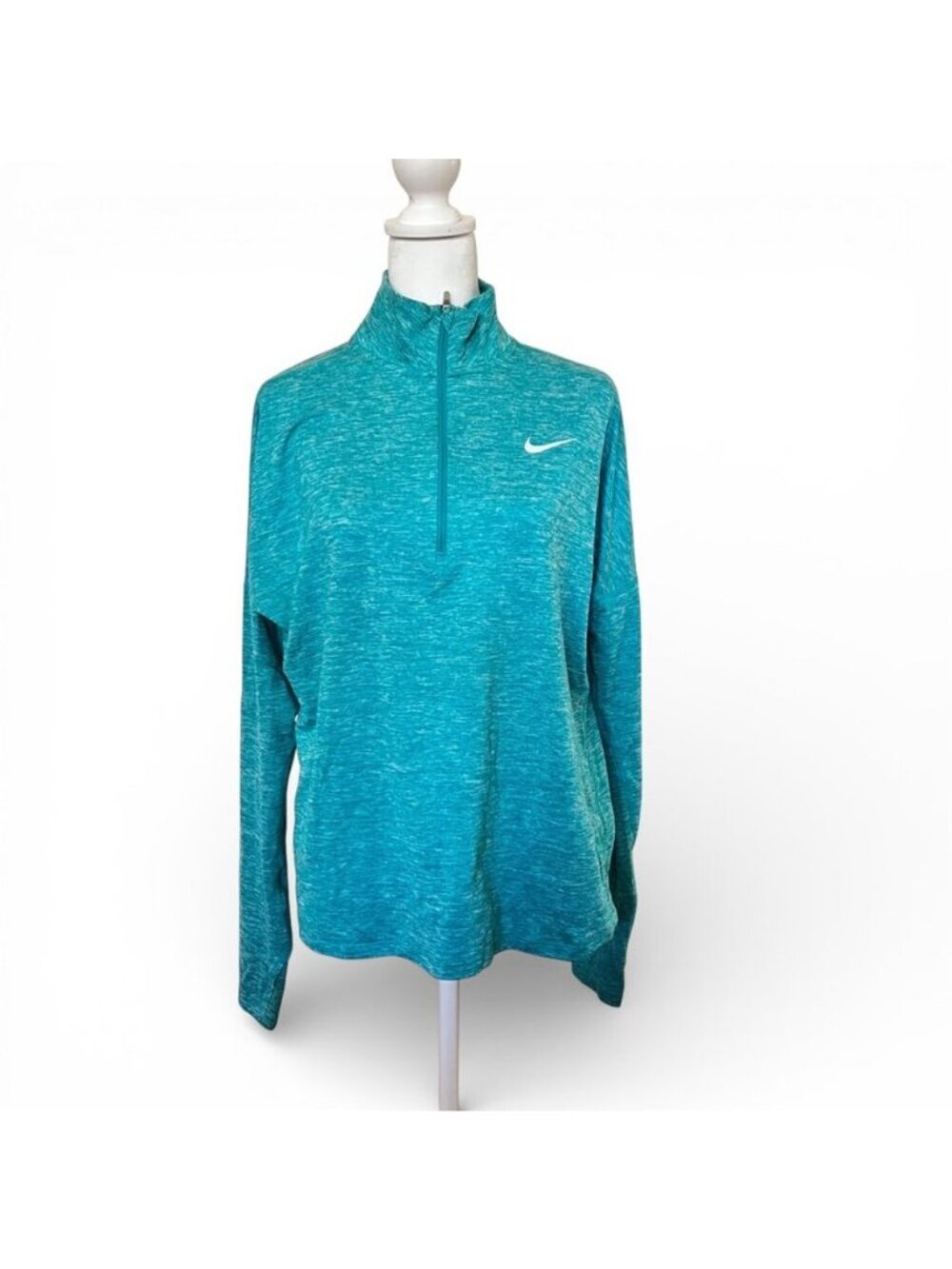 Nike Dri-Fit Running Quarter Zip Pullover Long Sleeve Athletic Gorpcore Top - Picture 3 of 9
